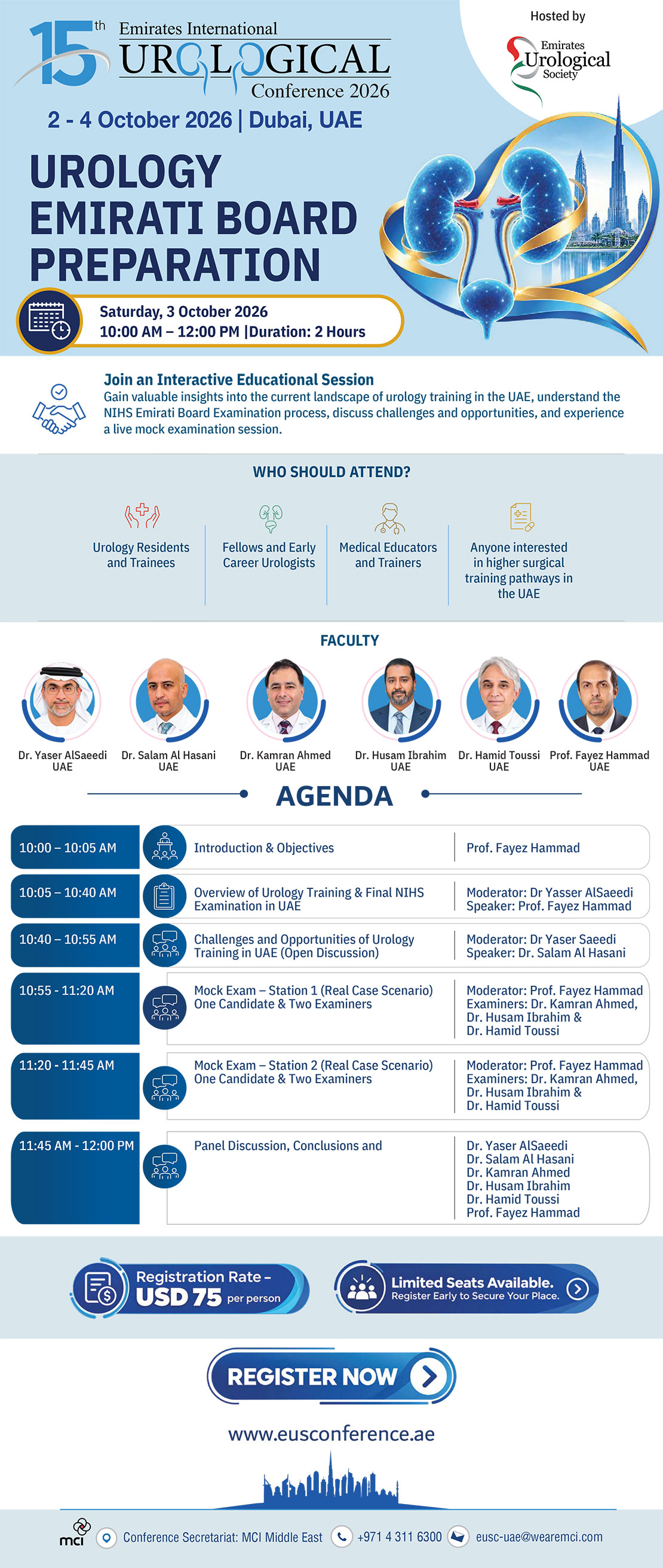 Urology Emirati Board Preparation Masterclass Program